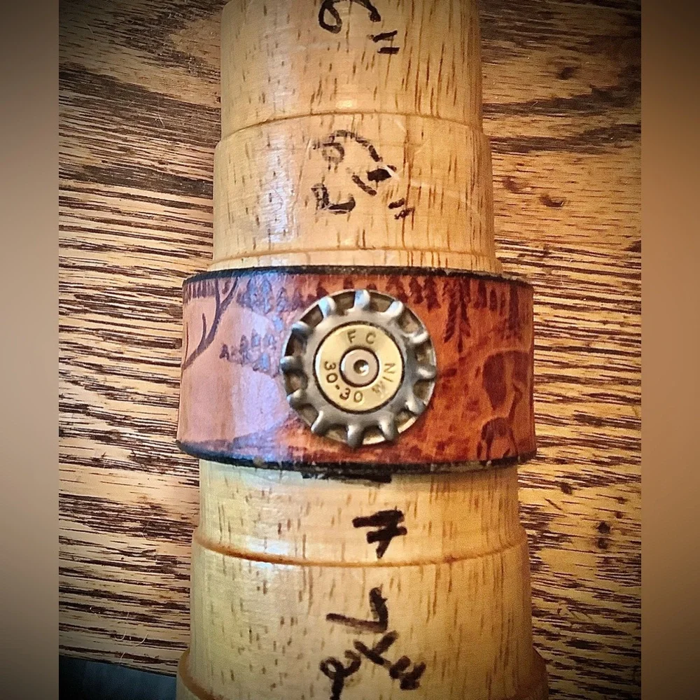 Leather cuff , up to 6 3/4” wrist